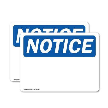 Signmission 24 in W, 18 in H, Vinyl Decal OS-2PACK-NS-D-1824-L-16275